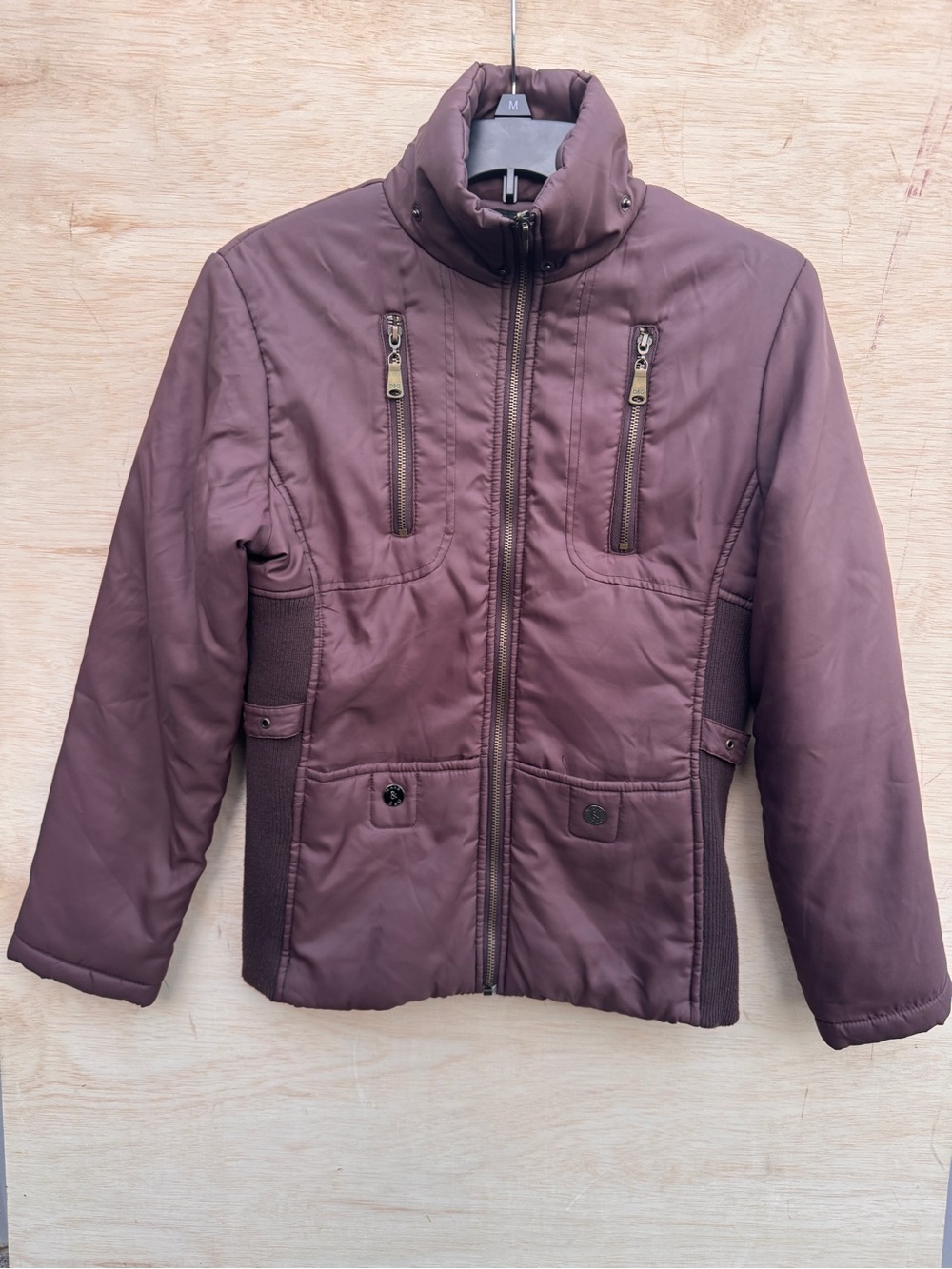 Dolce and gabbana // dark purple Y2K puffer jacket size large wk1